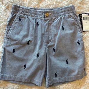 Ralph Lauren Blue Striped Kids Shorts